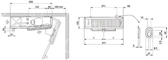 výparník ECO - Luvata EVS-61, 0.53 kW (dT 8 st., R404A)